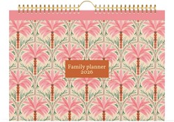 Familiekal 26 Lannoo Exotic palms 7d/1p roze 1 Stuk