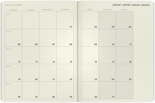 Agenda 2026 Lannoo bureau A5 QC Colour 7d/2p roze 1 Stuk-3