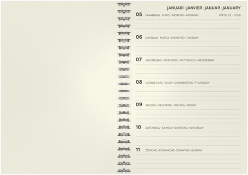 Familiekalender 26 Lannoo A5 Bubblicious 7d/2p 1 Stuk-2