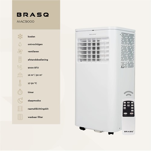Airconditioning BRASQ MAC9000 9000 BTU wit 1 Stuk-4