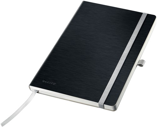 Notitieboek Leitz Style A5 lijn 160pag zwart 1 Stuk