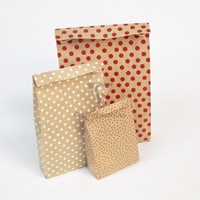 Cadeauzak Clairfontaine 16x30x5 kraft ster 50st 50 Stuk-1