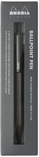 Balpen Rhodia scRipt M titanium 1 Stuk-2