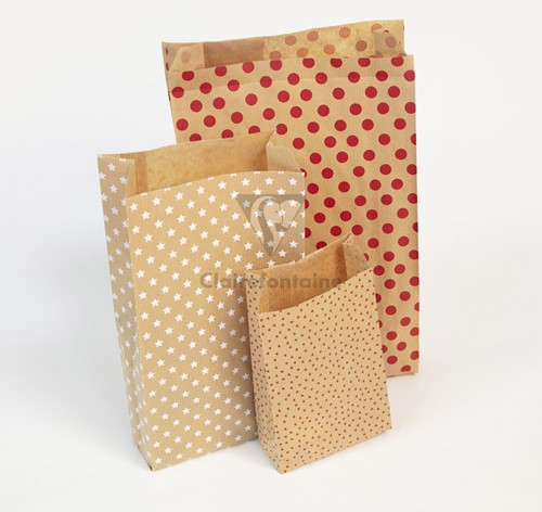 Cadeauzak Clairefontaine 12x24x4.5 kraft hart 50st 50 Stuk-3