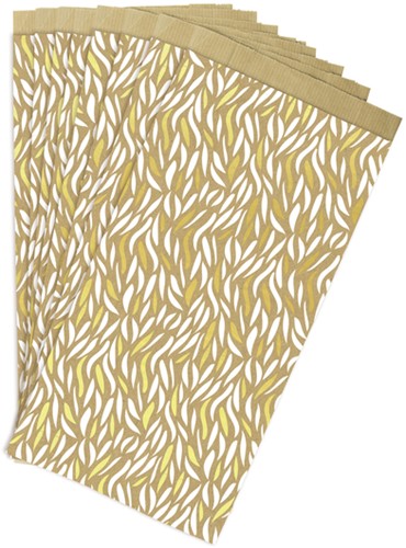 Cadeautzak Clairfontaine 12x24x4.5 kraft golf 50st 50 Stuk