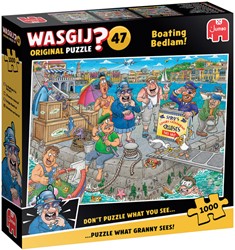 Puzzel Wasgij Original 47 De boot in! 1000st 1 Stuk