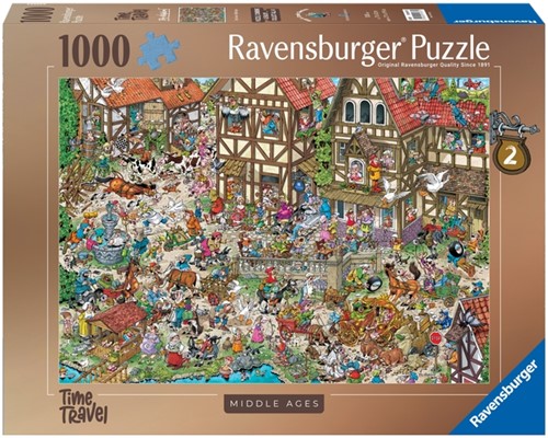 Puzzel Ravensburger Ray's comic Middle Ages 1000st 1 Stuk