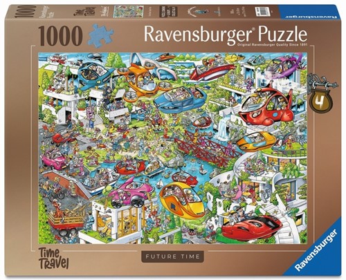 Puzzel Ravensburger Ray's comic Future Time 1000st 1 Stuk