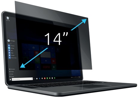 Privacy filter 2-weg voor 14 inch laptops 16:10 1 Stuk