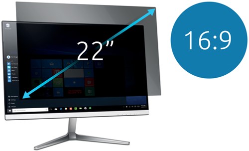 Monitor Privacyfilter 2-Weg 22 inch breed 16:9 1 Stuk-2