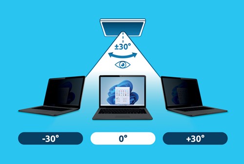 Privacyfilter Ken laptop 2-weg 17 inch breed 16:10 1 Stuk-3