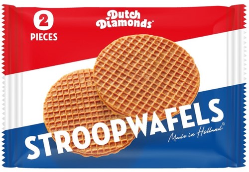 Stroopwafels Dutch Diamonds duopack 80 gram 2 Stuk