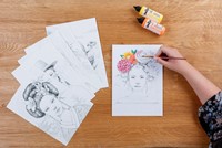 Kleurboek Clairefontaine Odelia A4 Vrouwen 1 Stuk-2