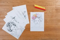 Kleurboek Clairefontaine Odelia A4 Vrouwen 1 Stuk-4