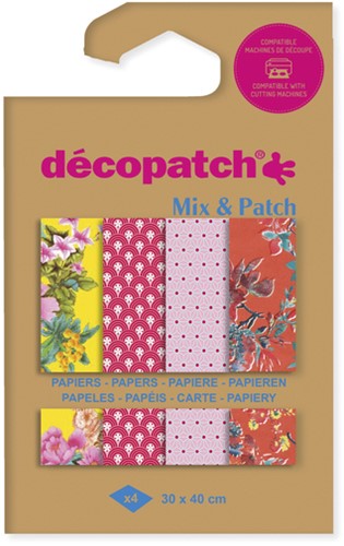 Hobbypapier Décopatch 30x40cm 4v Wandeling Kyoto 1 Etui