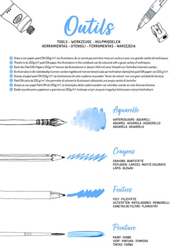 Kleurboek Clairefontaine Odelia A4 Steden 1 Stuk-3