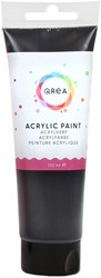 Acrylverf Qrea 120 ml zwart 1 Tube