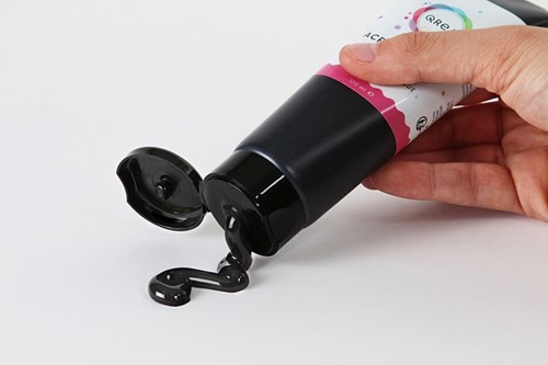 Acrylverf Qrea 120 ml zwart 1 Tube-3