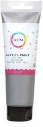 Acrylverf Qrea 120 ml zilver 1 Tube
