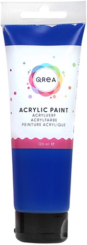 Acrylverf Qrea 120 ml phtalo blauw 1 Tube
