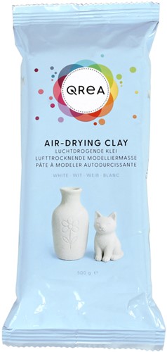 Klei Qrea luchtdrogend wit 500 gram 1 pak