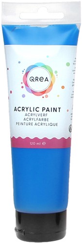 Acrylverf Qrea 120 ml primair blauw 1 Tube
