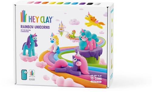 Klei Hey Clay eenhoorn set 15 delen 17 Blik