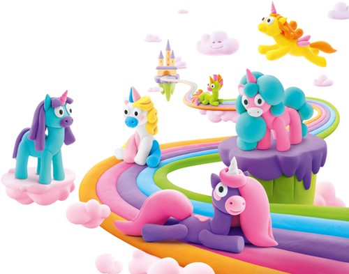 Klei Hey Clay eenhoorn set 15 delen 17 Blik-3