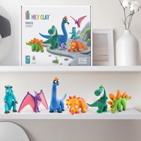 Klei Hey Clay dinos set 15 delen 17 Blik-3