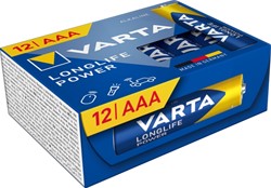 Batterij Varta Longlife Power 12xAAA 12 Stuk
