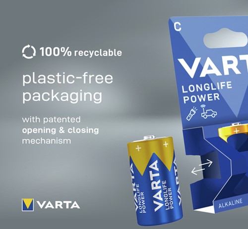 Batterij Varta Longlife Power 2xC 2 Stuk-1