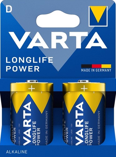 Batterij Varta Longlife Power 2xD 2 Stuk