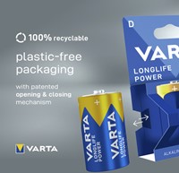 Batterij Varta Longlife Power 2xD 2 Stuk-1