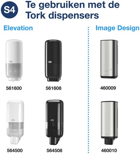 Handzeep Tork S4 Premium vloeibaar 1000ml mild 1000 Milliliter-3