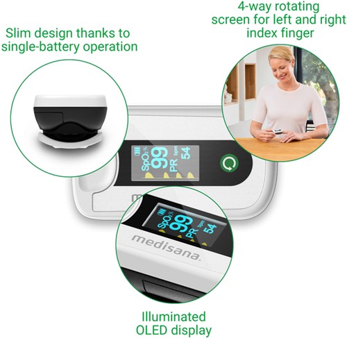 Saturatiemeter Medisana PM 180 1 Stuk-2