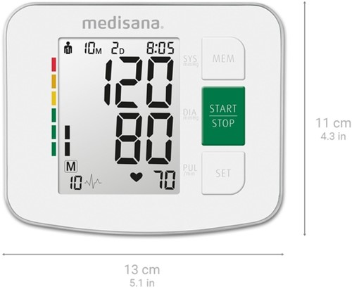 Bovenarmbloeddrukmeter Medisana BU 512 1 Stuk-2