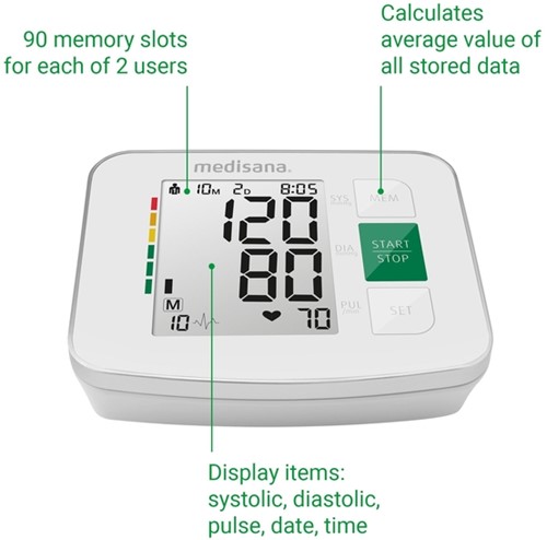 Bovenarmbloeddrukmeter Medisana BU 512 1 Stuk-1
