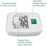 Bovenarmbloeddrukmeter Medisana BU 512 1 Stuk-1