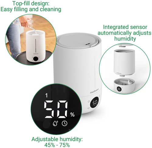 Luchtbevochtiger Medisana AH 663 1 Stuk-3