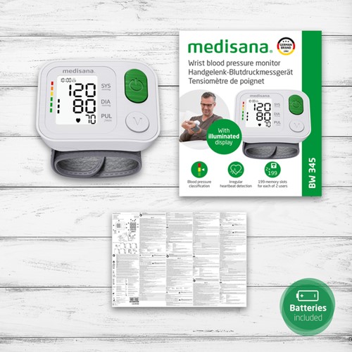 Polsbloeddrukmeter Medisana BW 345 1 Stuk-3