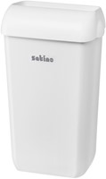Afvalbak Satino open inworp 23 liter wit 332580 1 Stuk