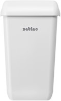 Afvalbak Satino open inworp 23 liter wit 332580 1 Stuk-2