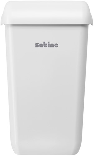 Afvalbak Satino open inworp 23 liter wit 332580 1 Stuk-2
