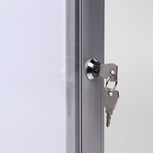 Vitrinebord Quantore luxe 8x A4 B1 gecert zilver 1 Stuk-3