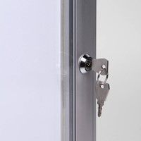 Vitrinebord Quantore luxe 8x A4 B1 gecert zilver 1 Stuk-3