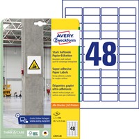 Etiket Avery Zweckform L7873-20 45.7x21.2mm 960st 20 Vel-2