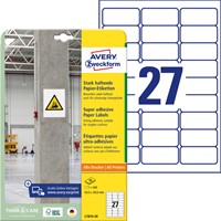 Etiket Avery Zweckform L7874-20 63.5x29.6mm 540st 20 Vel-2