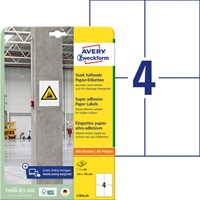 Etiket Avery L7876-20 105x148mm 80st 20 Vel-2