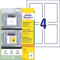 Positioneeretiket Avery 8001 120x80 bedrukt 20st 5 Vel-2
