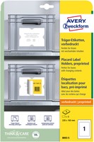 Positioneeretiket Avery 8003 220x160 bedrukt 5st 5 Vel
